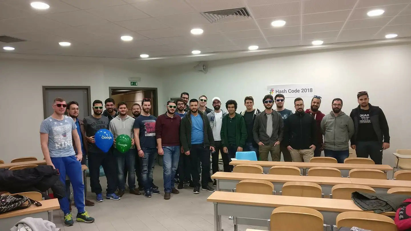 Team photo from Google Hash Code 2018